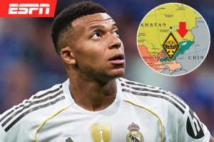 ESPN：皇马至少飞10小时50分钟才能抵达阿拉木图，跨越超8000公里